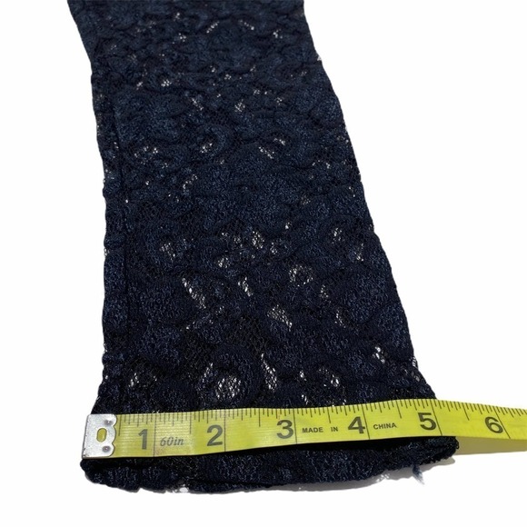 BLACK Lace Sheer Pants - Picture 5 of 7